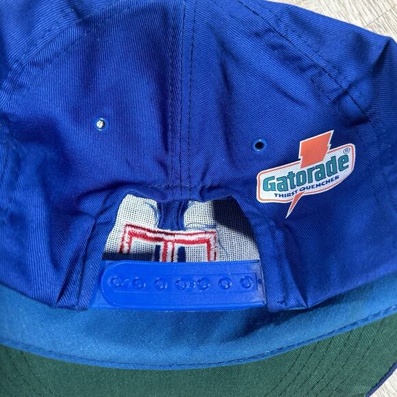 VintageTexas Rangers Hat Snapback MLB Baseball Gatorade Blue Cap - Picture 2 of 7